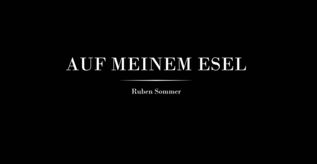 auf meinem Esel
