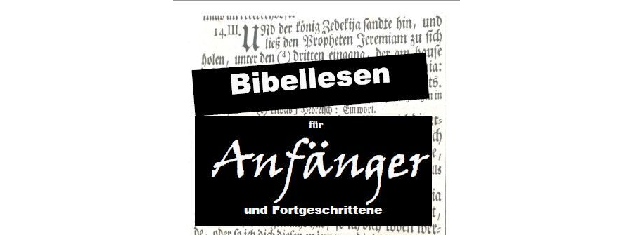 Bibellesen für Anfänger